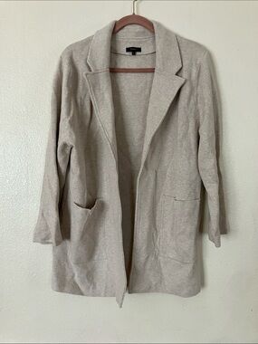 Quince 100% Organic Cotton Knit Blazer, XL